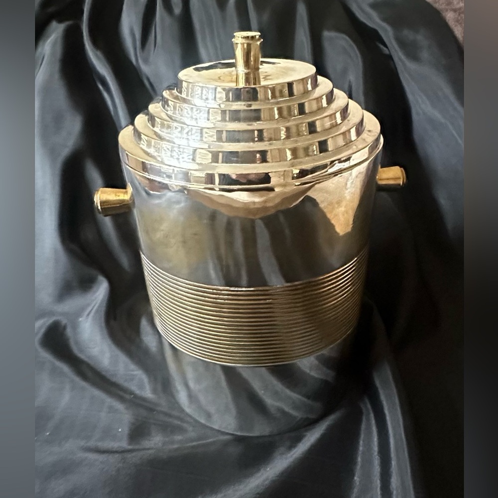 Vintage Laslo For Towle Silver Plate Ice Bucket